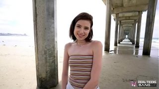 Real Teens – Hot Cute Brunette Teen Doing First Porn